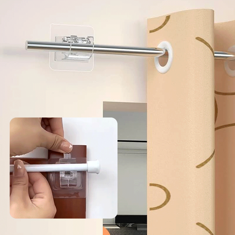 Supports de tringle adhésifs